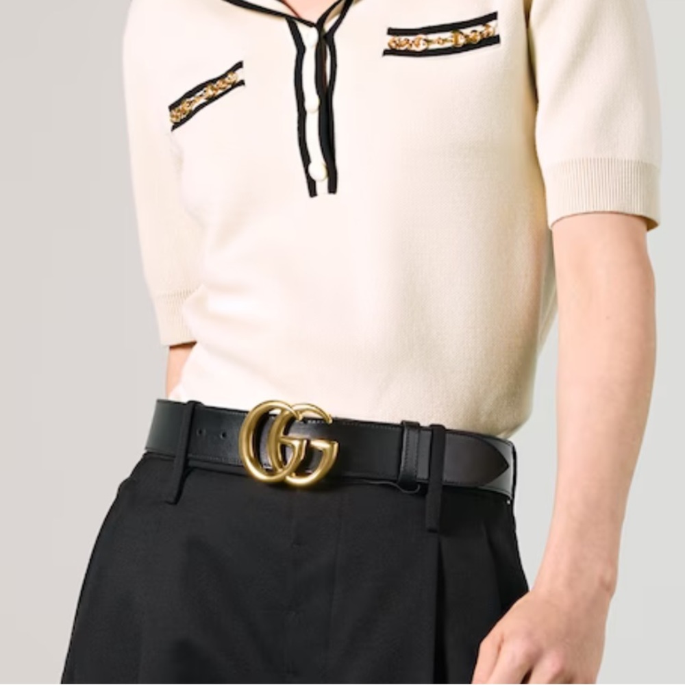 GG MARMONT LEATHER BELT (Authentic)🔥